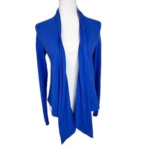 Ivivva Lululemon Four's A Charm Wrap Sweater Youth 12 Women XS Blue Active Top